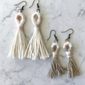 Tassel Earrings Kit: Ivory