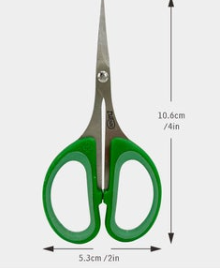 Darnn 4" Embroidery Scissors, Non Slip Craft Scissors