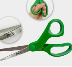 Darnn 7" Crafting Scissors, Non-slip Fabric Scissors