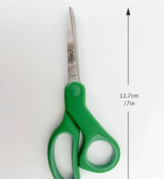 Darnn 7" Crafting Scissors, Non-slip Fabric Scissors