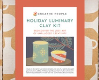 Holiday Luminaries Clay Making Kit