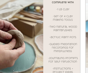 Holiday Luminaries Clay Making Kit