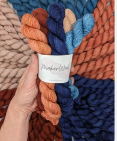 Mini Yarn Skein Sets: Rustic Elegance Maker Wool