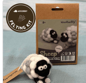 Needle Felting Kit Sheep