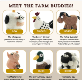 Needle Felting Farm Collection Kit