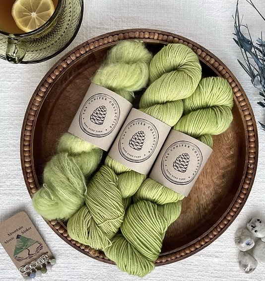 Conifier Collective DK  hand Dyed -Peridot