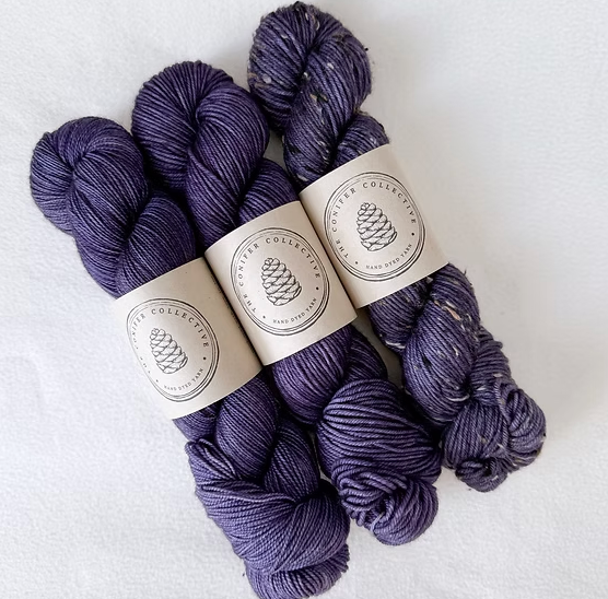 Conifier Collective DK  hand Dyed Amethyst